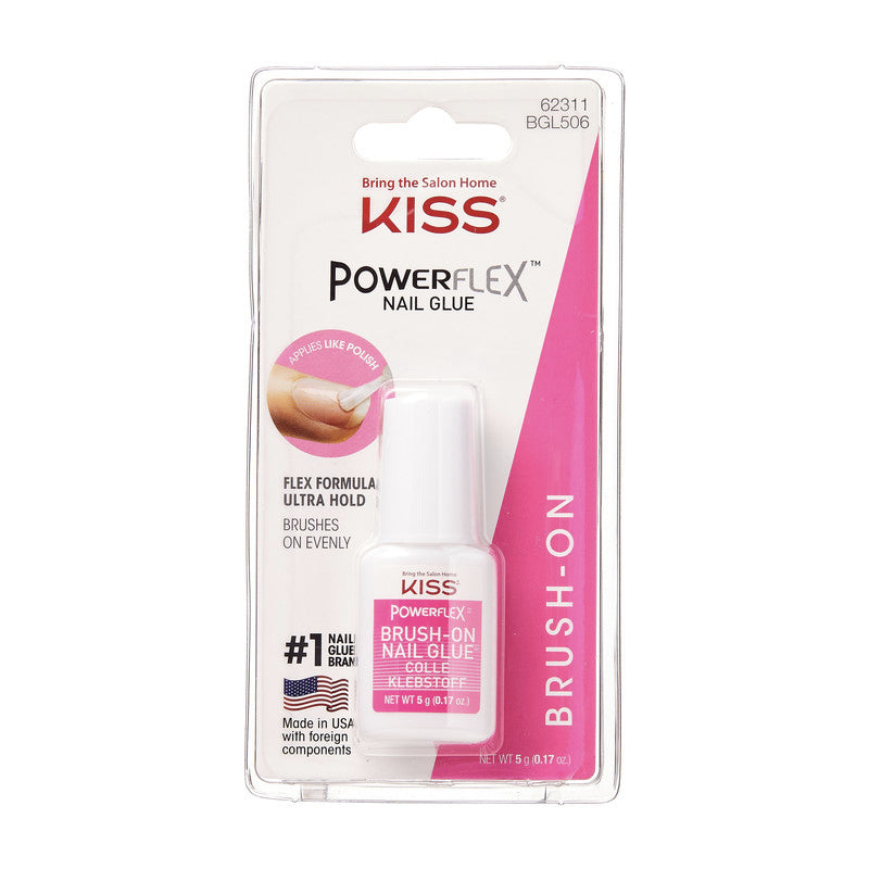 KISS PEGAMENTO DE UÑAS BRUSH-ON 5ML. (62311)