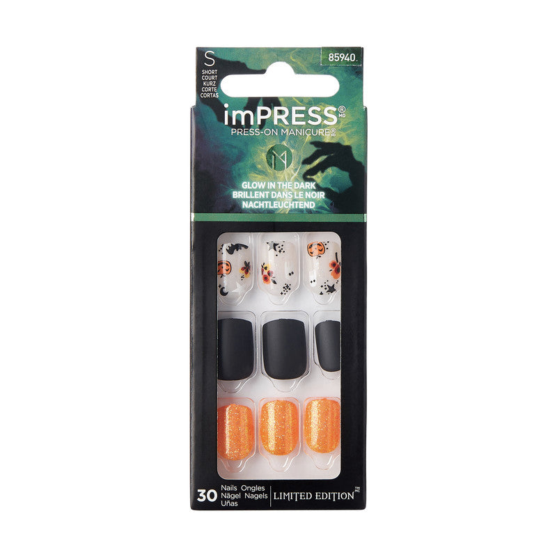 KISS UÑAS POSTIZAS HAUNTED HIM03X ED HALLOWEEN IMPRESS