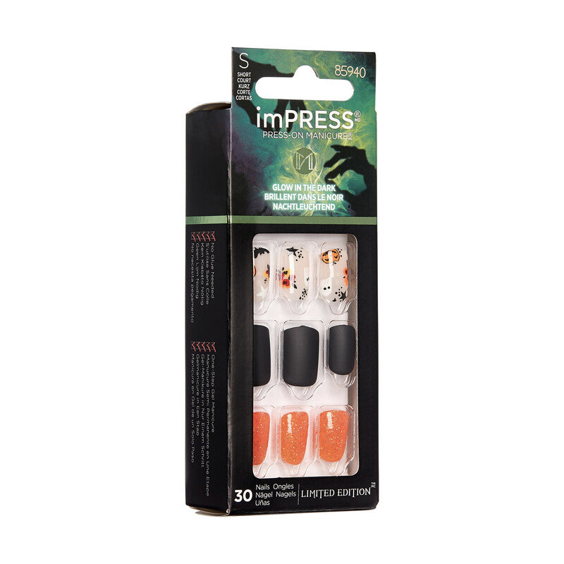 KISS UÑAS POSTIZAS HAUNTED HIM03X ED HALLOWEEN IMPRESS