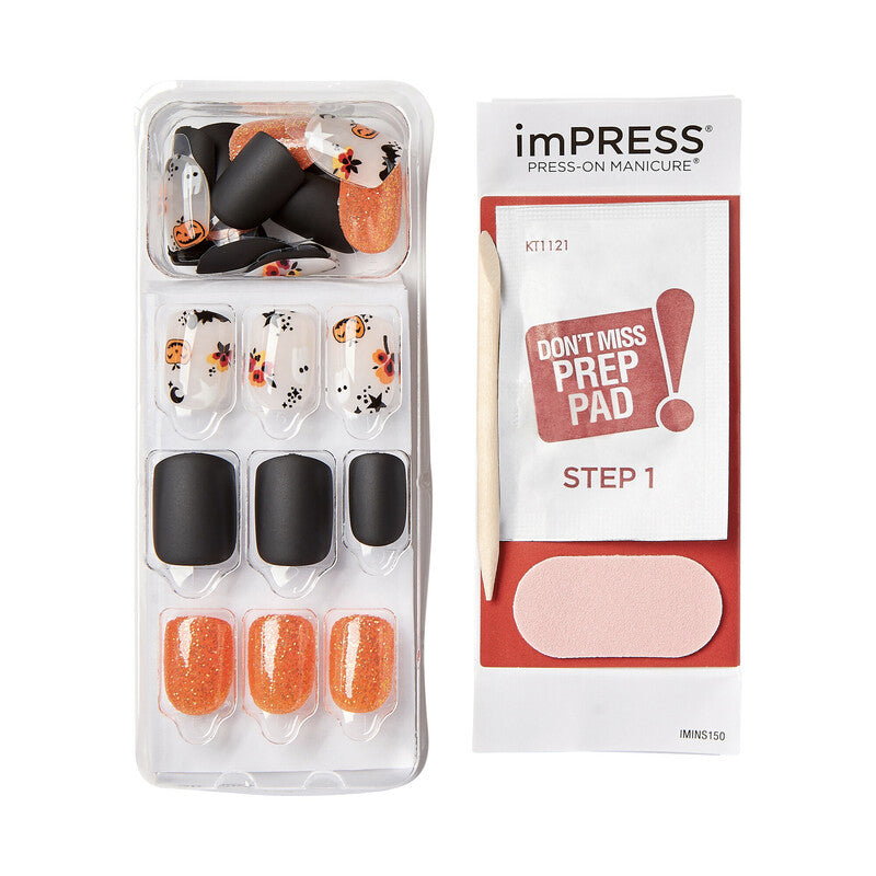 KISS UÑAS POSTIZAS HAUNTED HIM03X ED HALLOWEEN IMPRESS