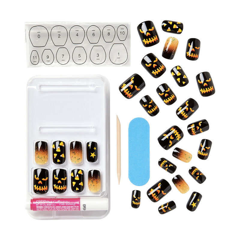 KISS UÑAS POSTIZAS SPOOKY SEASON HSD05X ED HALLOWEEN IMPRESS