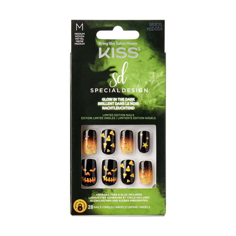 KISS UÑAS POSTIZAS SPOOKY SEASON HSD05X ED HALLOWEEN IMPRESS