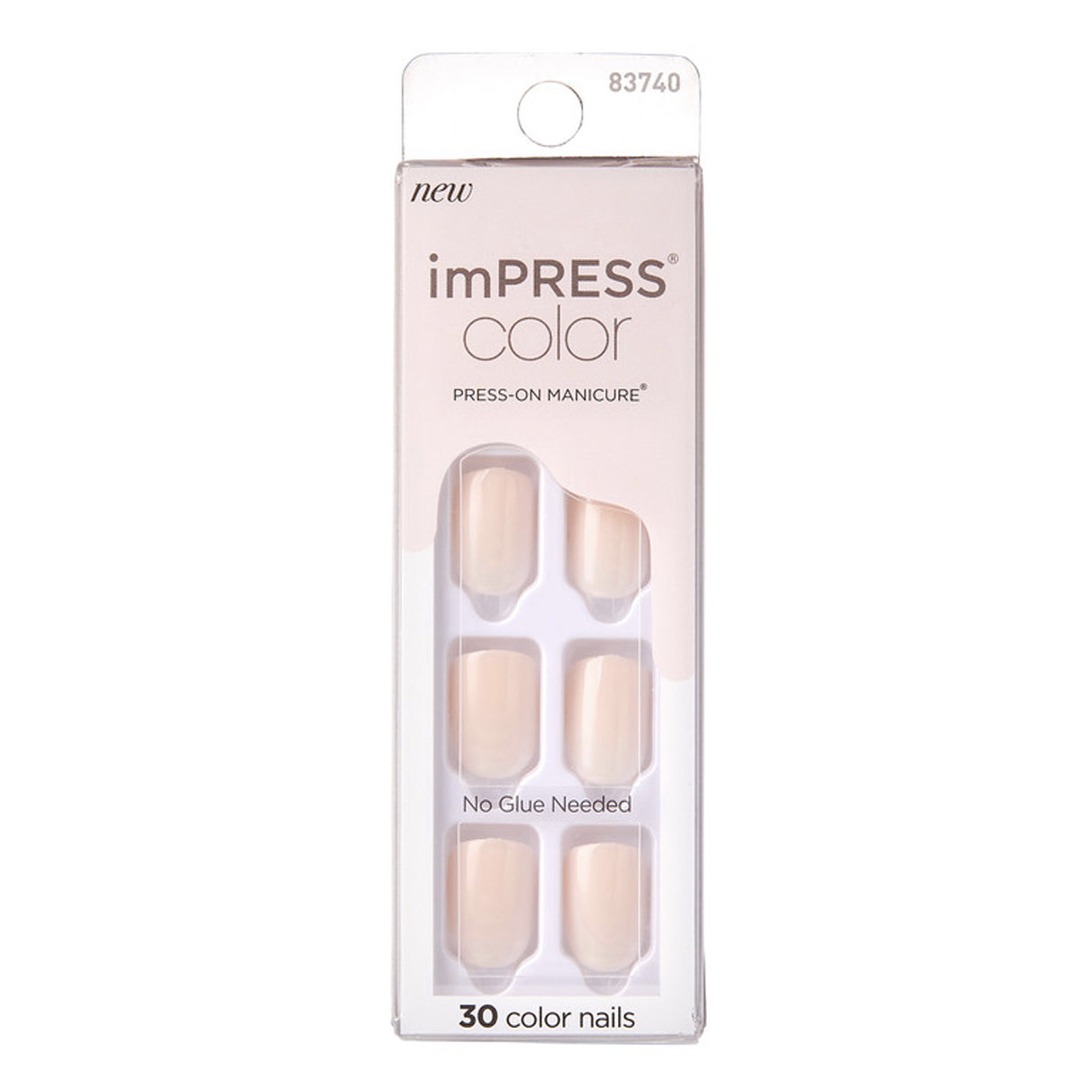 KISS UÑAS POINT PINK KIMC001 IMPRESS