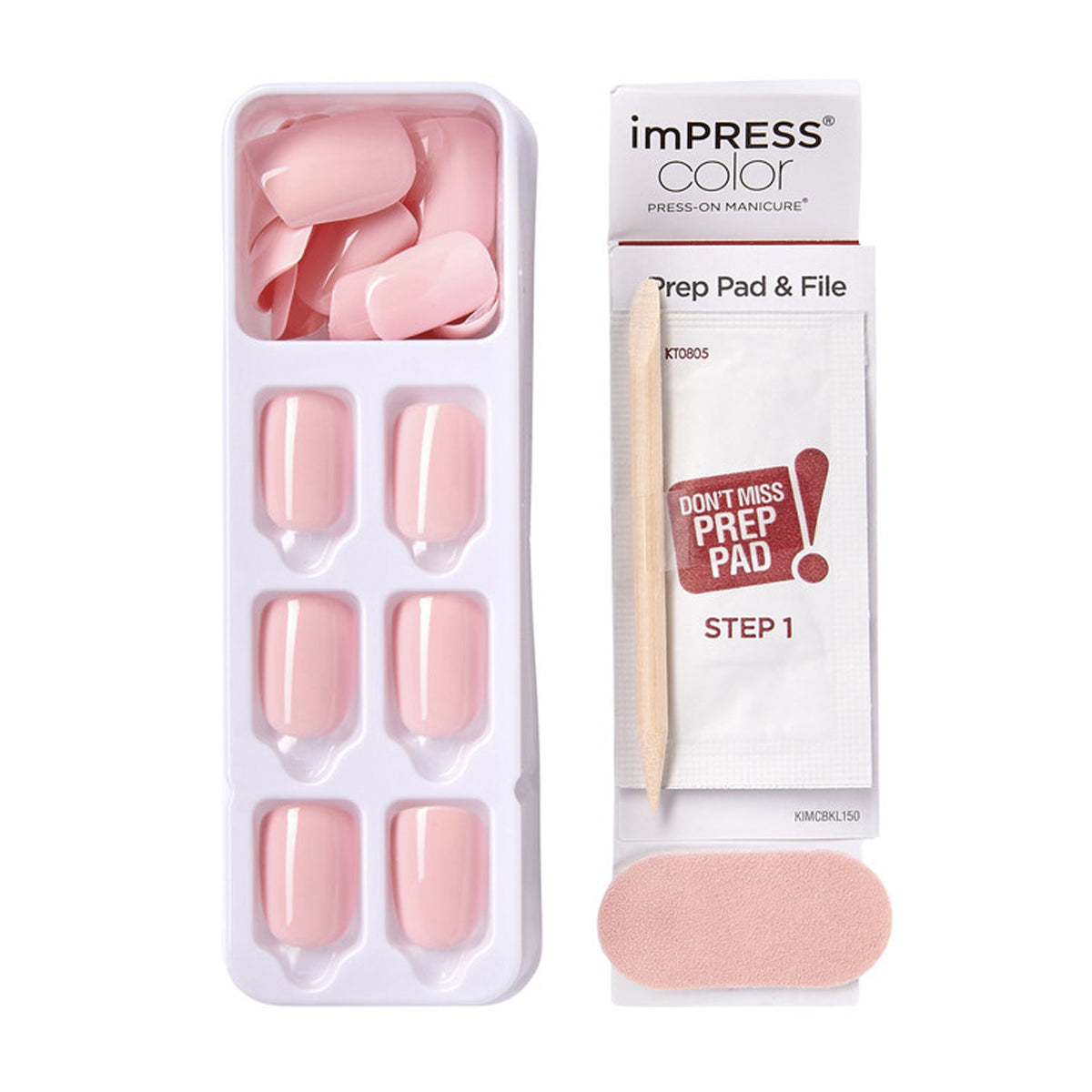 KISS UÑAS PICK ME PINK KIMC002 IMPRESS