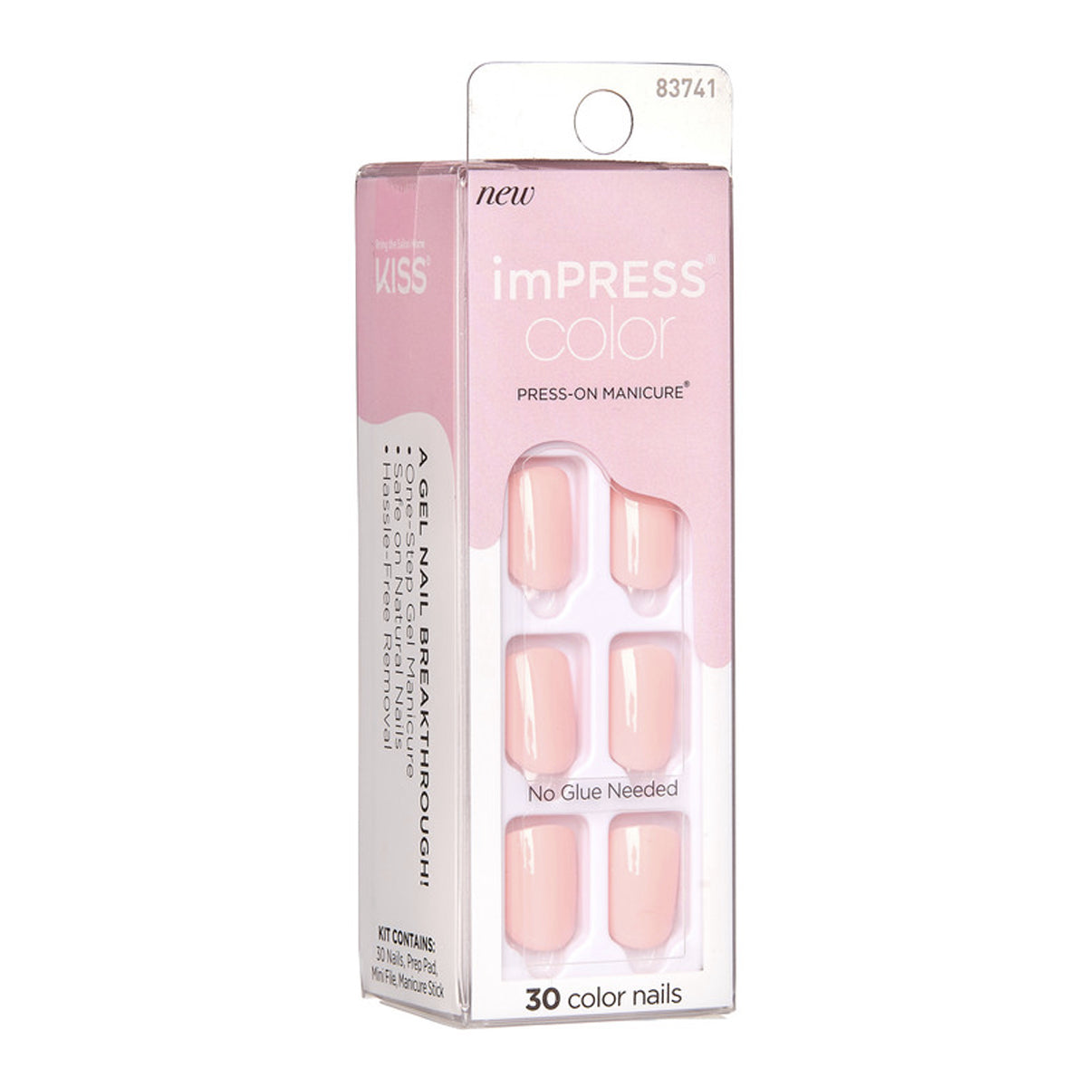 KISS UÑAS PICK ME PINK KIMC002 IMPRESS