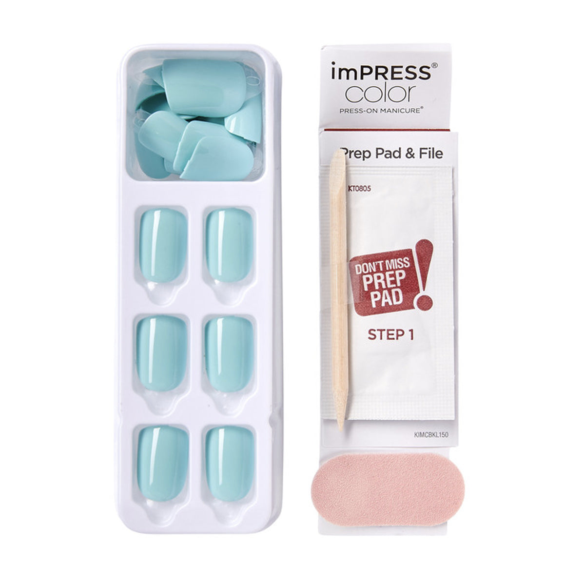 KISS UÑAS MINT TO BE KIMC008 IMPRESS