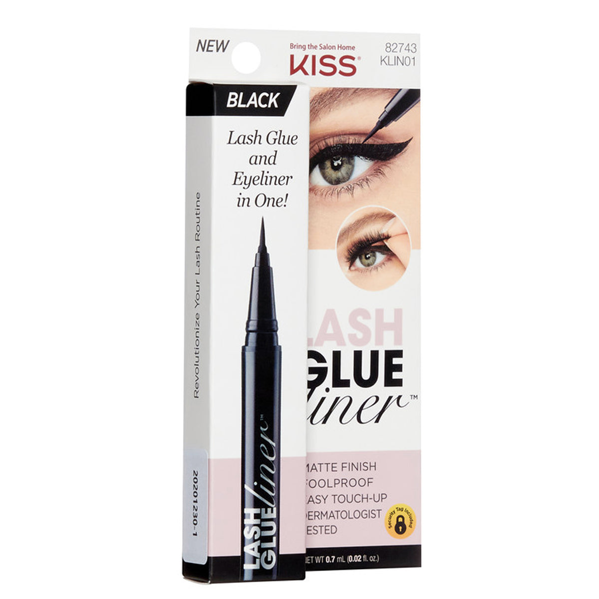 KISS Lash grlue Liner Negro