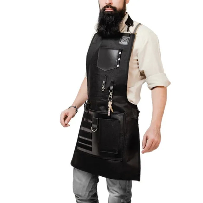 Mandil Para Barbero New York Negro