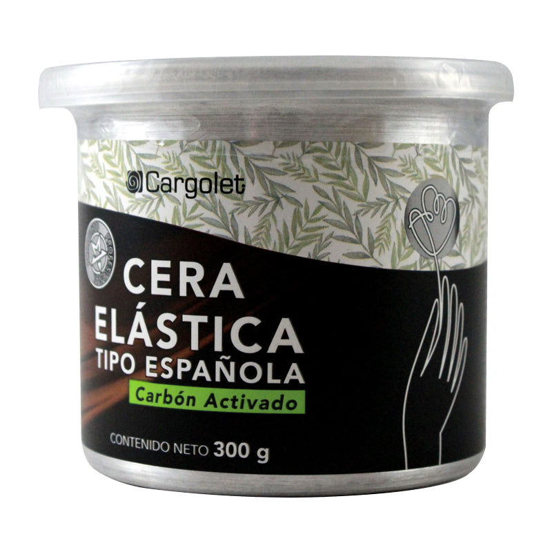 Cera Elastica Tipo Española con Carbón Activado 300 Gr