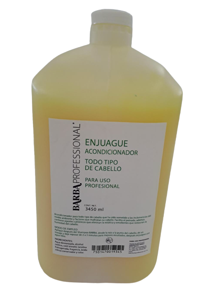 Acondicionador Amarillo Barba Pro 3450 Ml