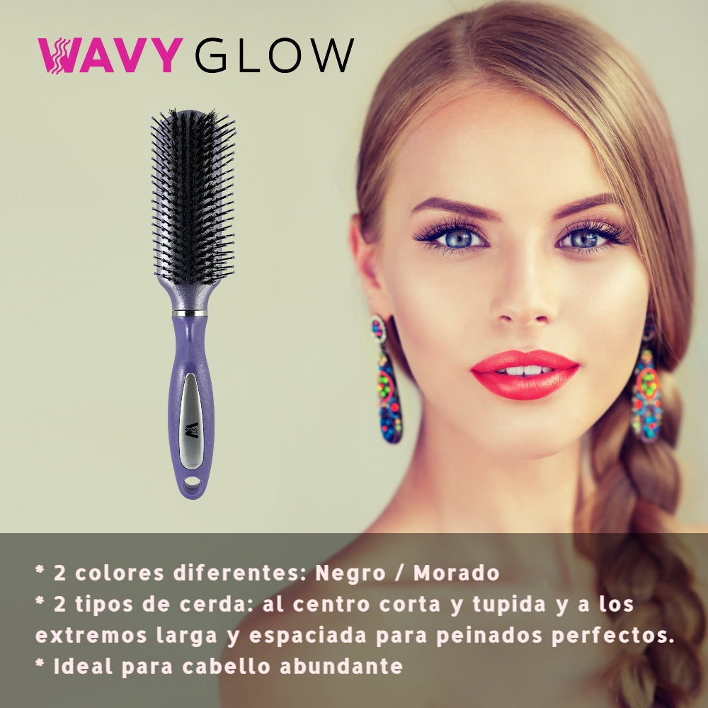 CEPILLO WAVY GLOW MORADO