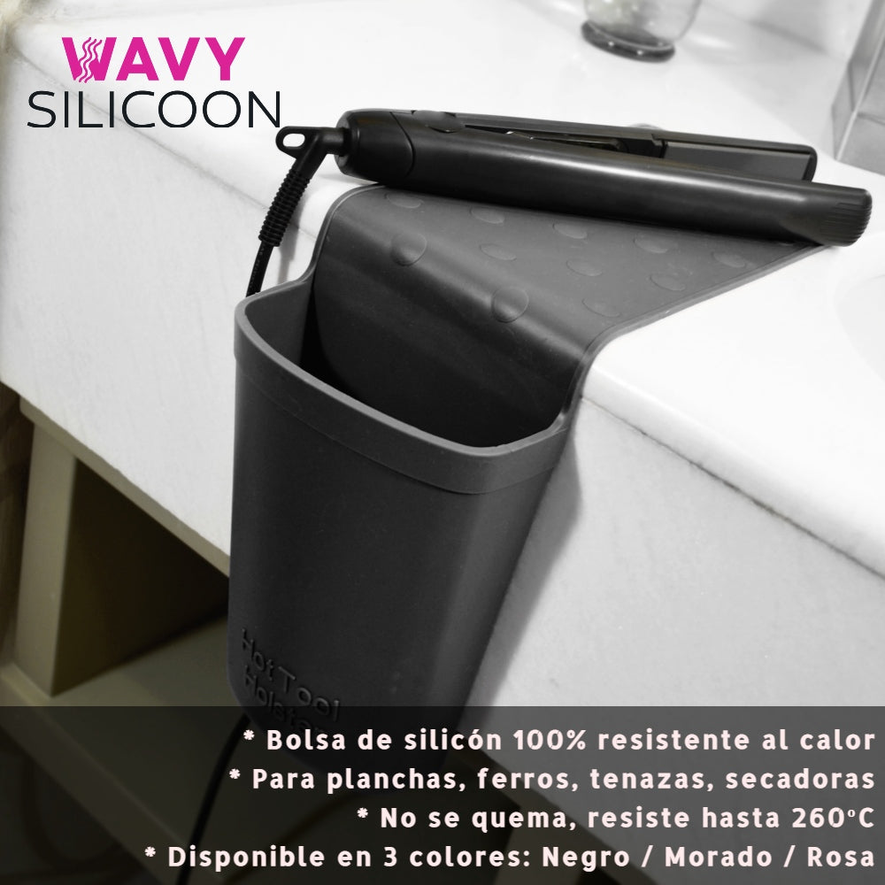 ORGANIZADOR SILICOON NEGRO