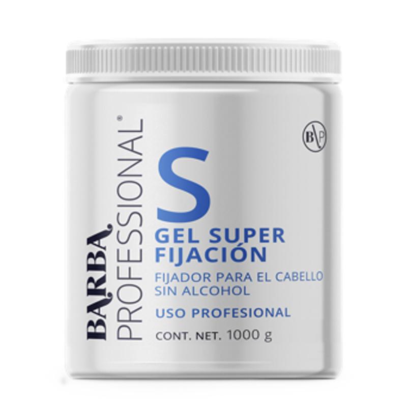 Gel Super Fijación Blanco 1000 Gr Lpbarb