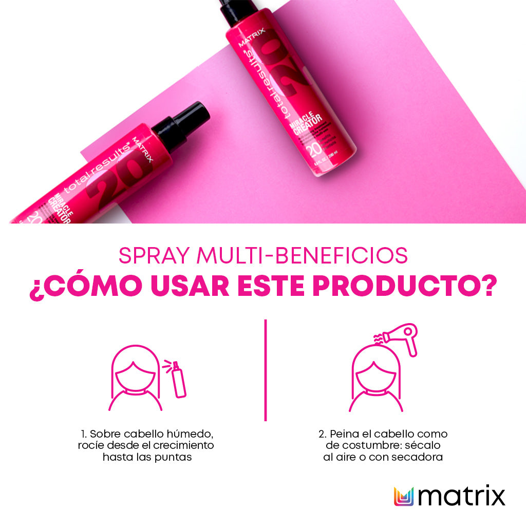Matrix Total Result Miracle Creator Tratamiento 20 beneficios 200 ml
