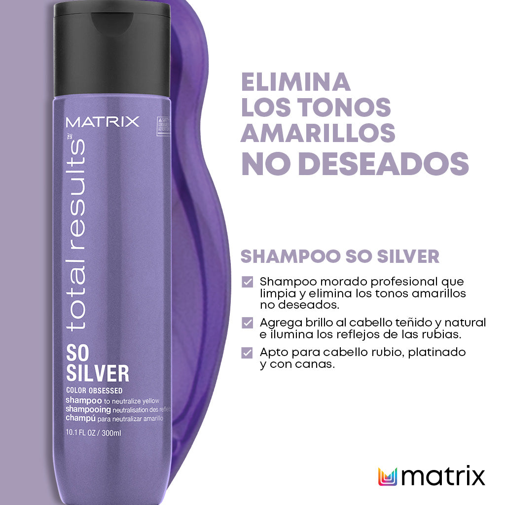 COLOR OBSESSED SO SILVER SHAMPOO 300 ML - TOTAL.R
