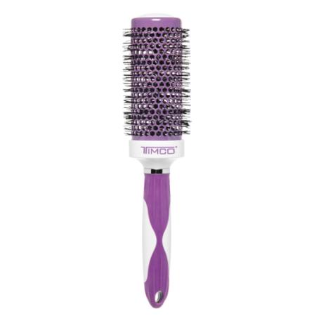 Timco Cepillo Cerámica Turmalina Redondo Morado 1" 1/2 CTM-3