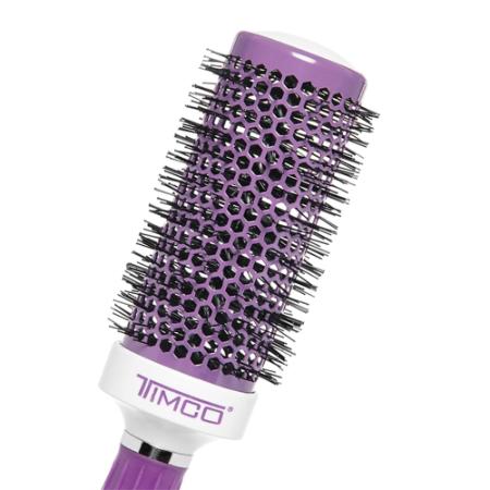 Timco Cepillo Cerámica Turmalina Redondo Morado 1" 1/2 CTM-3